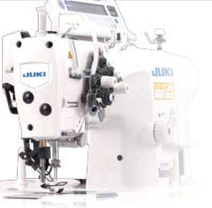 Juki LH 3588AGF-7 Elektronik Çift İğne Dikiş Makinesi İptalli Büyük Mekik