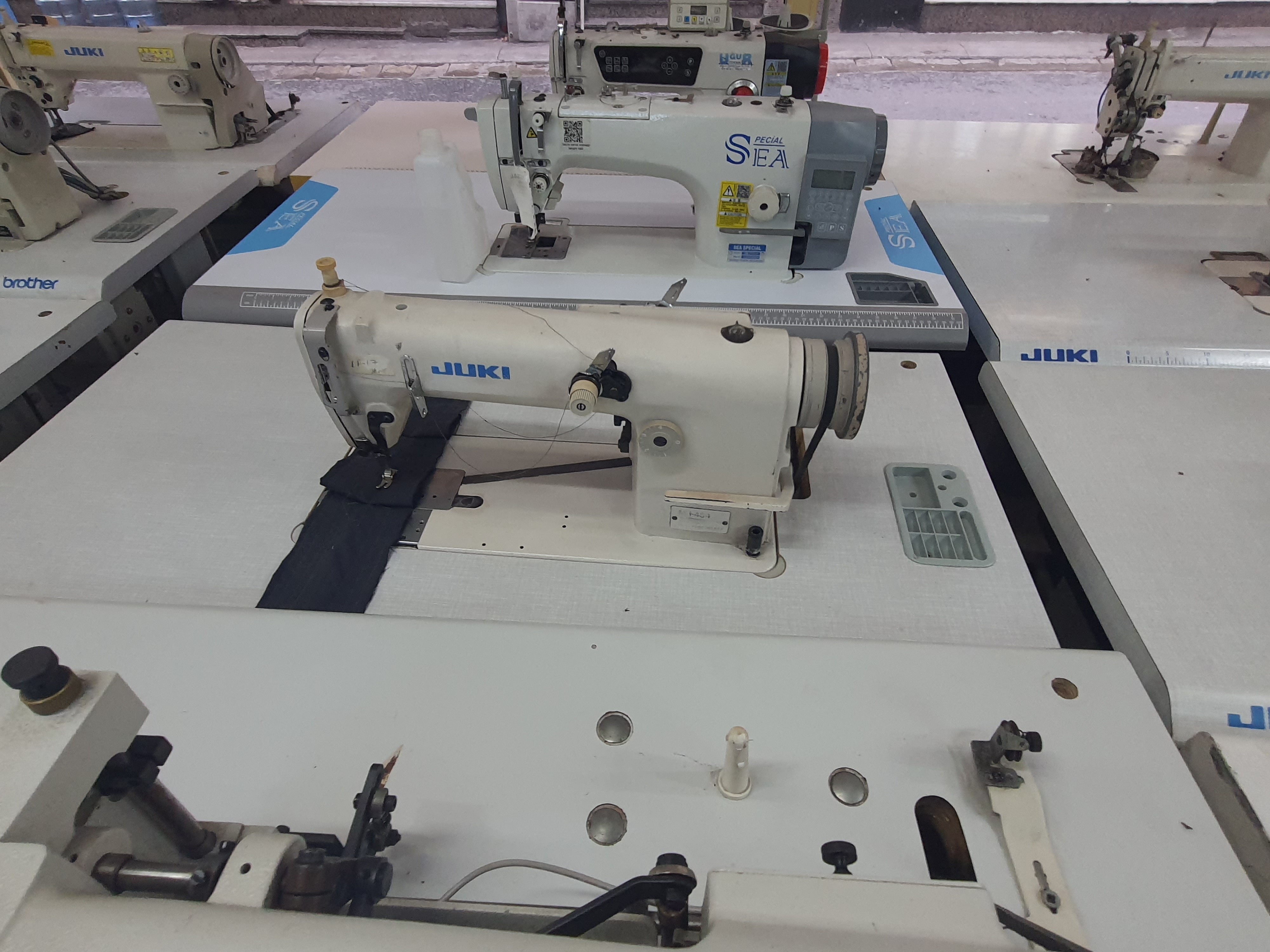 Juki MH 484 Diferansiyel Transportlu Tek İğne Zincir Dikiş Makinesi